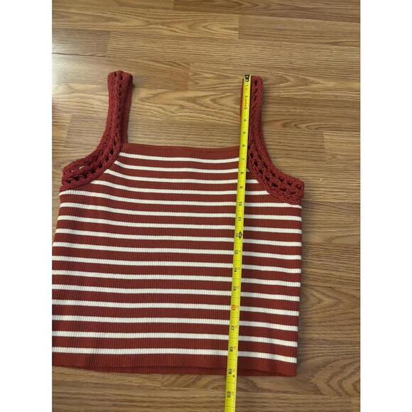 Aerie Crochet Sweater Tank Top Size Large - Picture 4 of 7